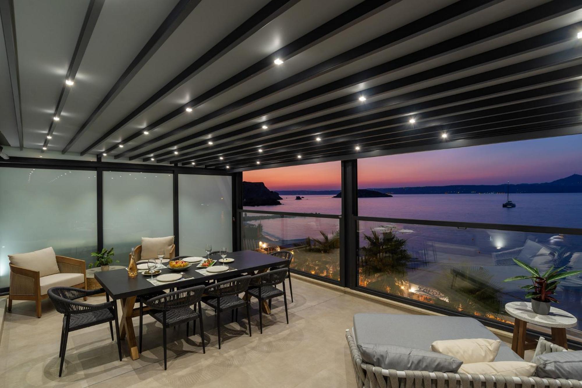 Peristeres Luxury Apartment Next To The Sea - By Apokoras Villas อัลมีรีดา ภายนอก รูปภาพ