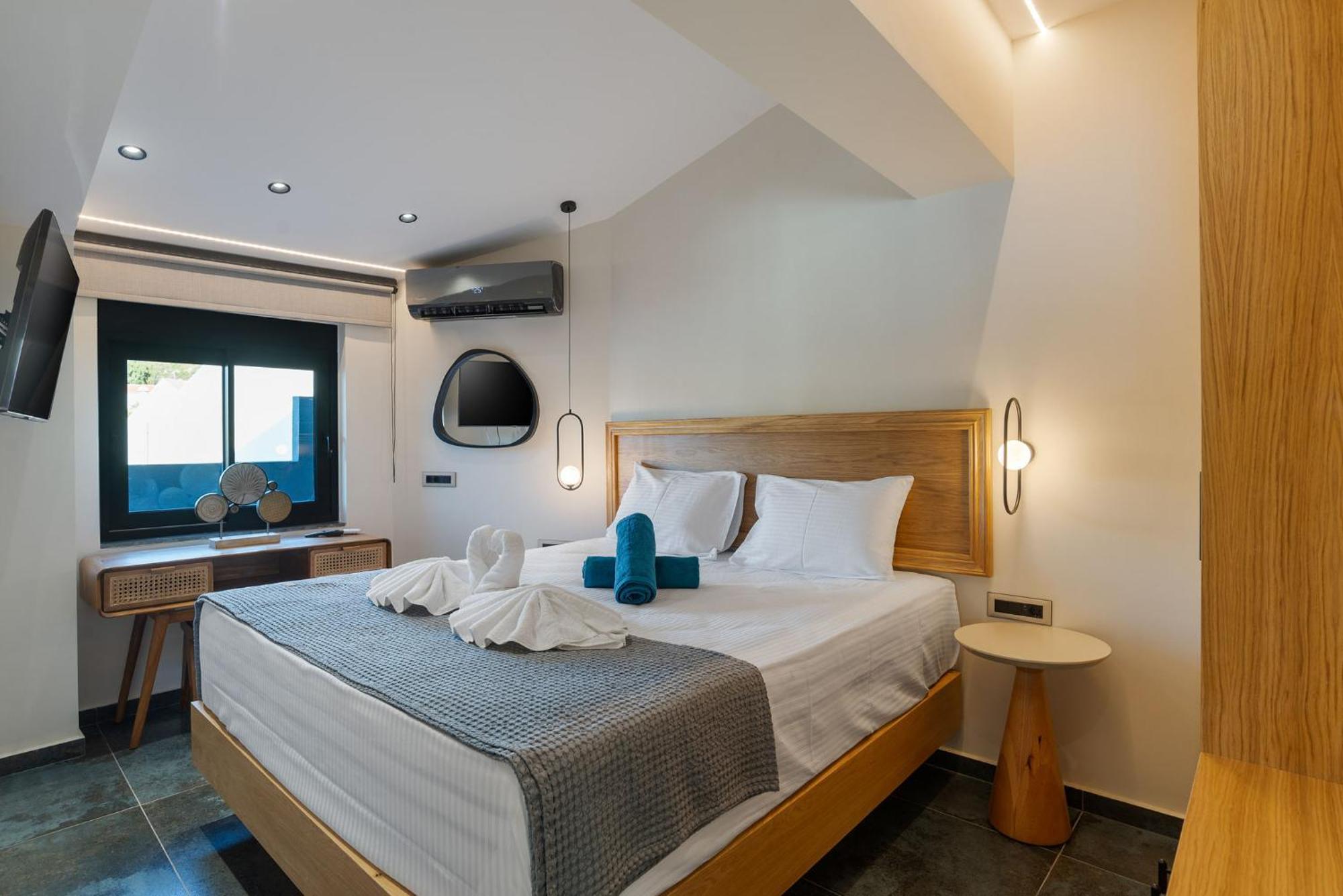 Peristeres Luxury Apartment Next To The Sea - By Apokoras Villas อัลมีรีดา ภายนอก รูปภาพ