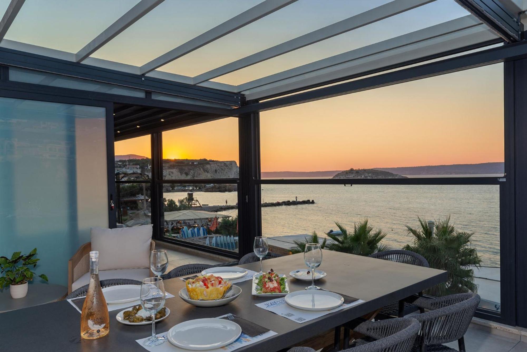 Peristeres Luxury Apartment Next To The Sea - By Apokoras Villas อัลมีรีดา ภายนอก รูปภาพ