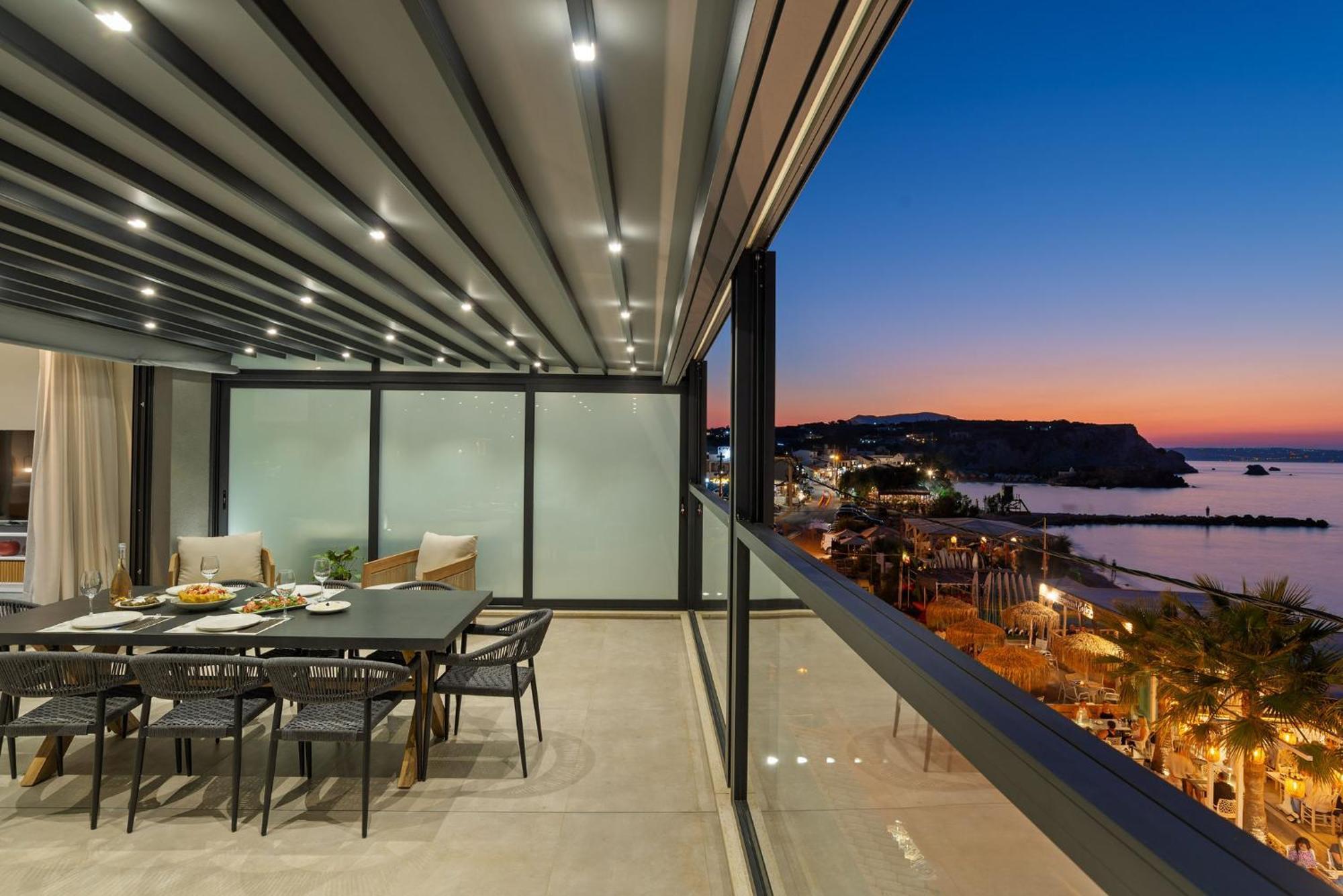 Peristeres Luxury Apartment Next To The Sea - By Apokoras Villas อัลมีรีดา ภายนอก รูปภาพ